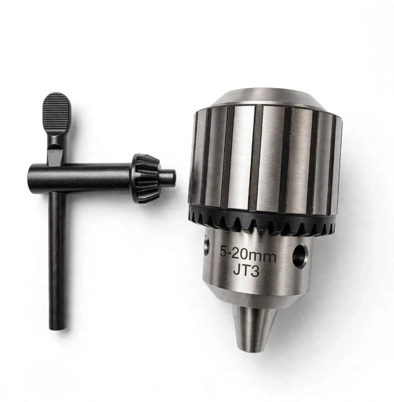 Drill chuck with key
